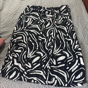 Stylish Black and White Women's Skirt